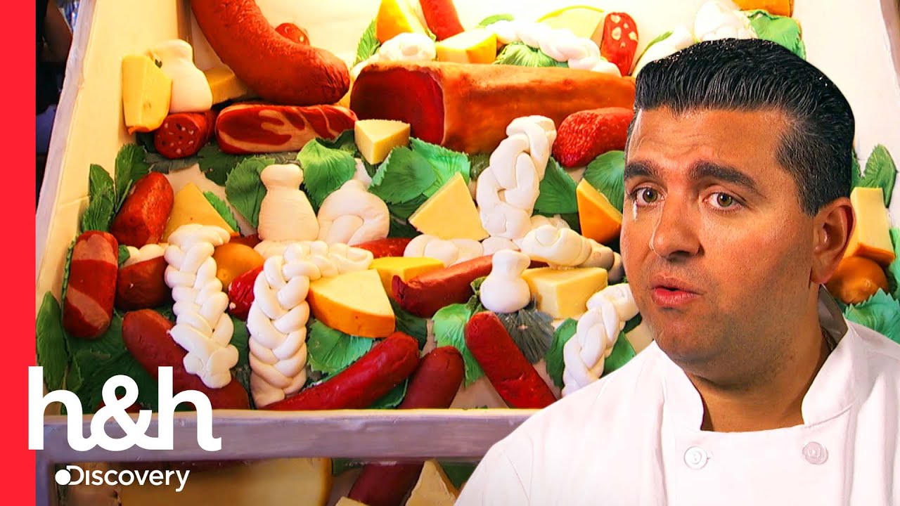 ¡Increíble que este exhibidor de delicatessen sea un pastel! | Cake Boss | Discovery H&H