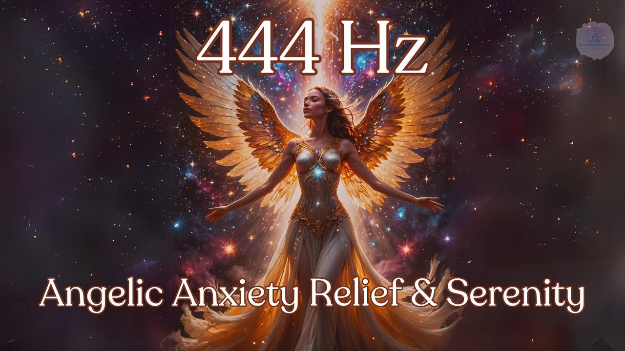 444 Hz Powerful Frequency for Spiritual Guidance | Angelic Support, Anxiety Relief & Inner Peace