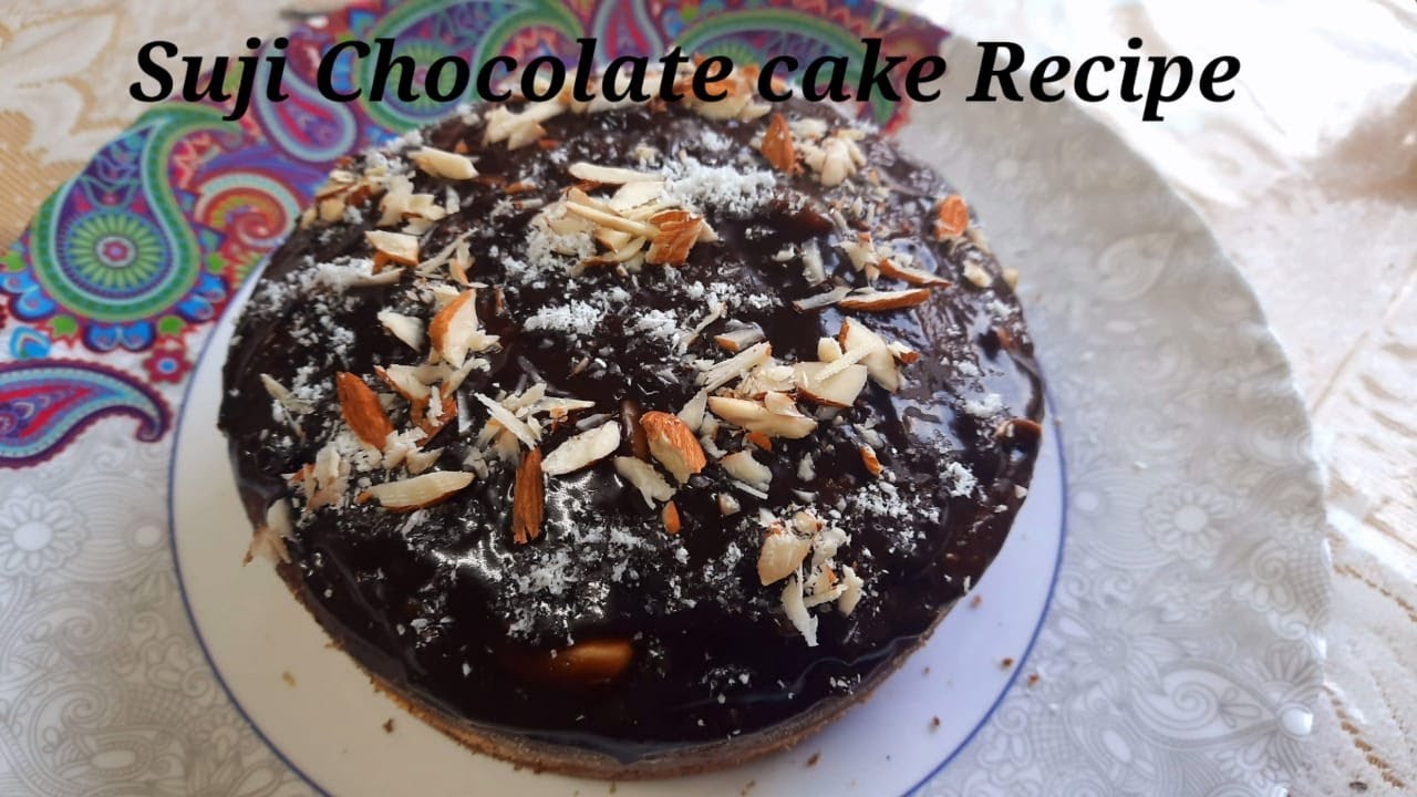 Eggless Chocolate Sooji Cake Recipe | क्रिसमस स्पेशल केक | Without oven | Healthy cake recipe