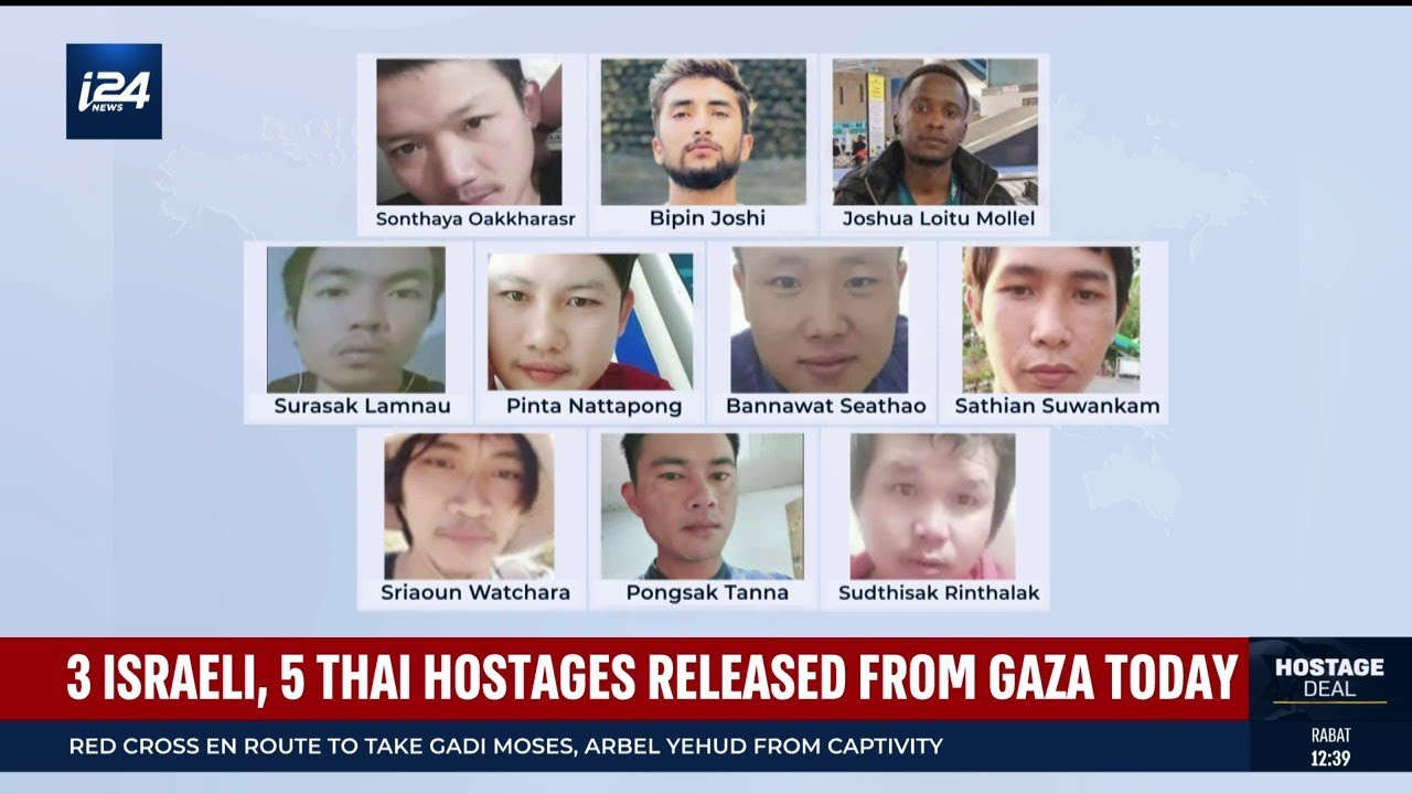 Who are the Thai hostages taken by Gazan terrorists?