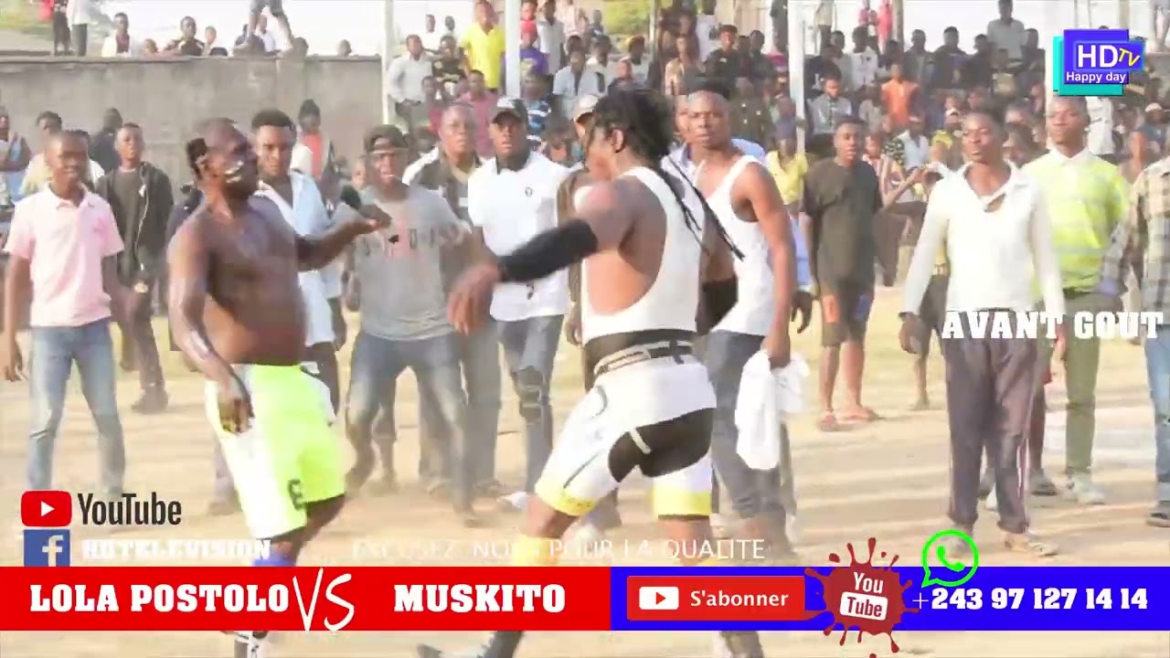LOLA POSTOLO VS MUSKITO COMBAT DE CATCH CONGOLAIS 2023 À LUBUMBASHI