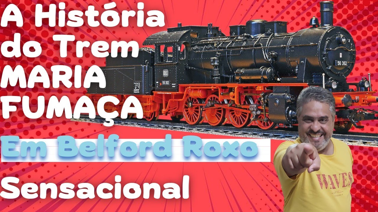 A História do trem a Vapor que ia de Belford Roxo a Jaceruba e Xerém. A Famosa Maria Fumaça.