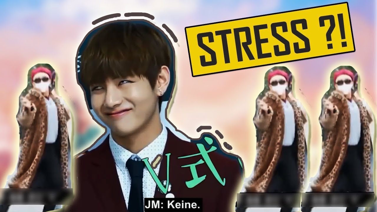 V (BTS) can Stress you out  - Childish Moments