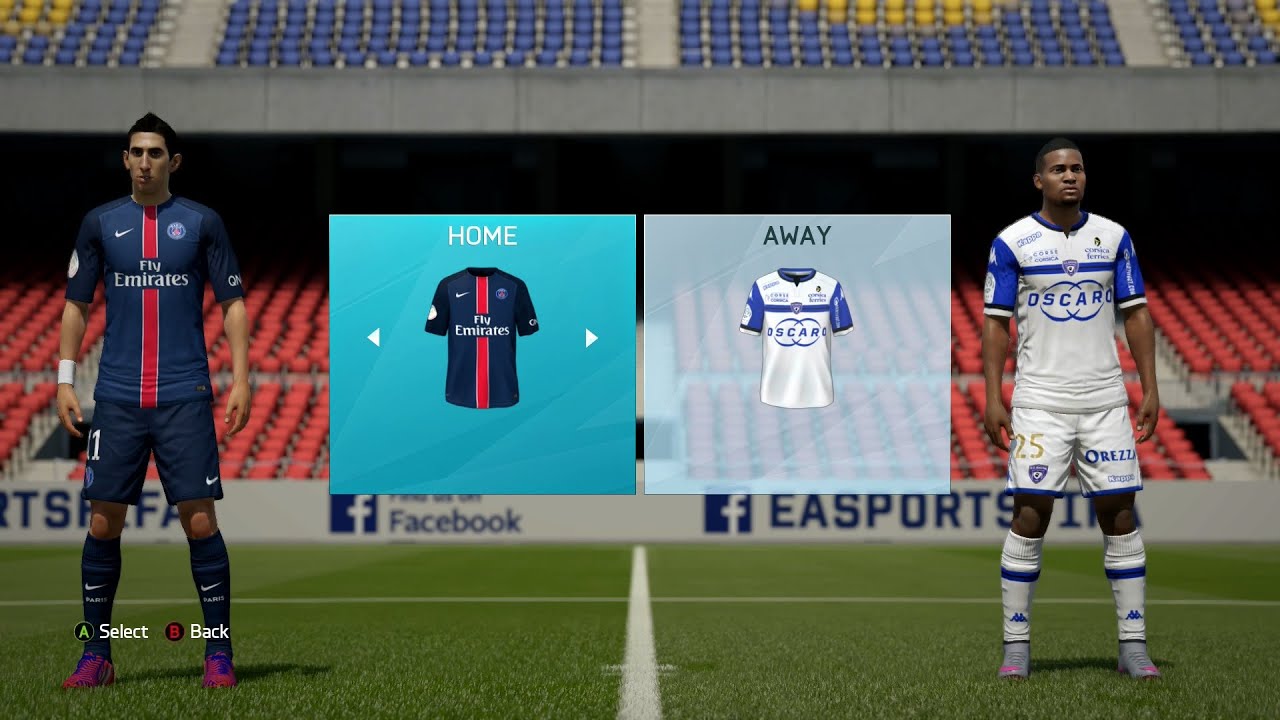 FIFA 16 - Ligue 1 Ratings & Kits
