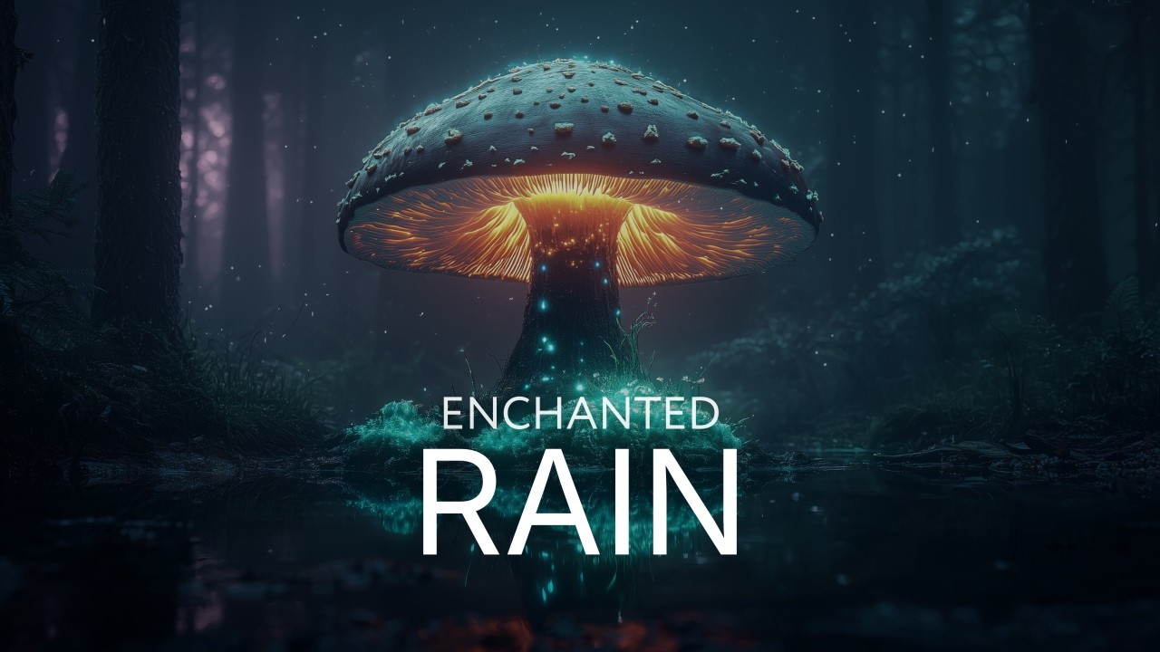 Rain Sounds for Deep Sleep 🌧 Enchanted Forest Night (3 Hours)