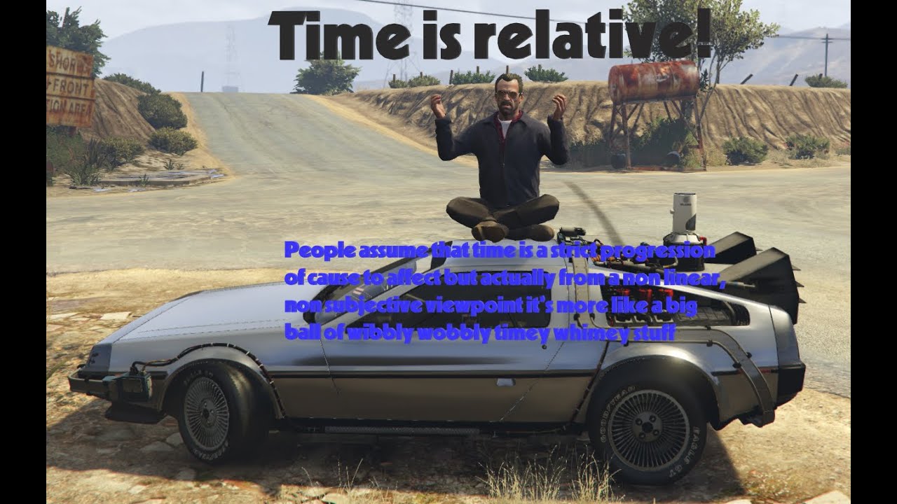 ALTERING MY PAST WITH TIME TRAVEL! GTA V BACK TO THE FUTURE MOD!