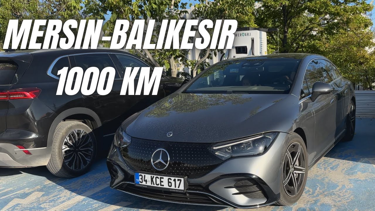 Benzinli gibi Elektrikli ile 1000 KM Uzun Yol | Mersin-Balıkesir | Mercedes-Benz EQE 350