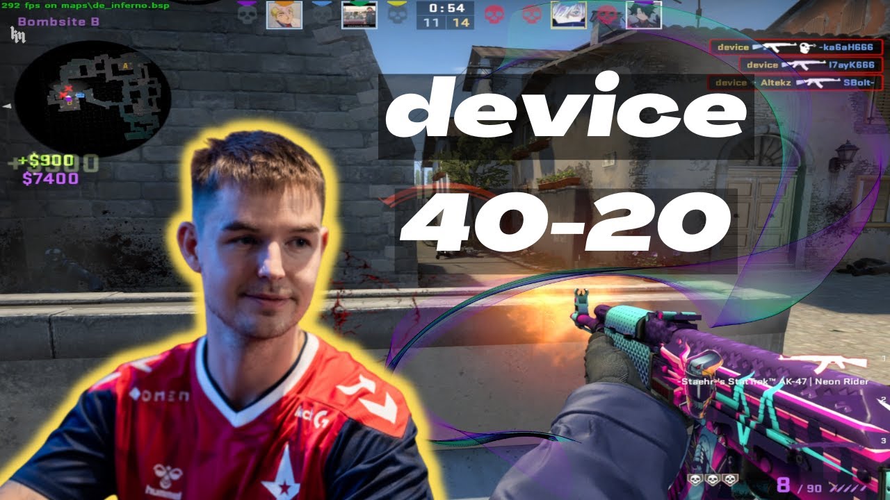 CSGO POV | Astralis device 40 Kills FACEIT Inferno POV | FACEIT Ranked | May 08, 2023