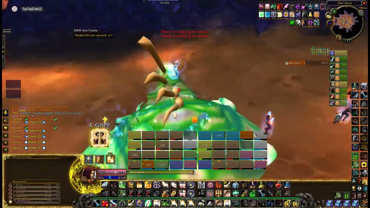 HC AQ40 Paladin Guide #9a - Viscidus Healing | Hardcore Classic Wow | HC Elite & Frontier