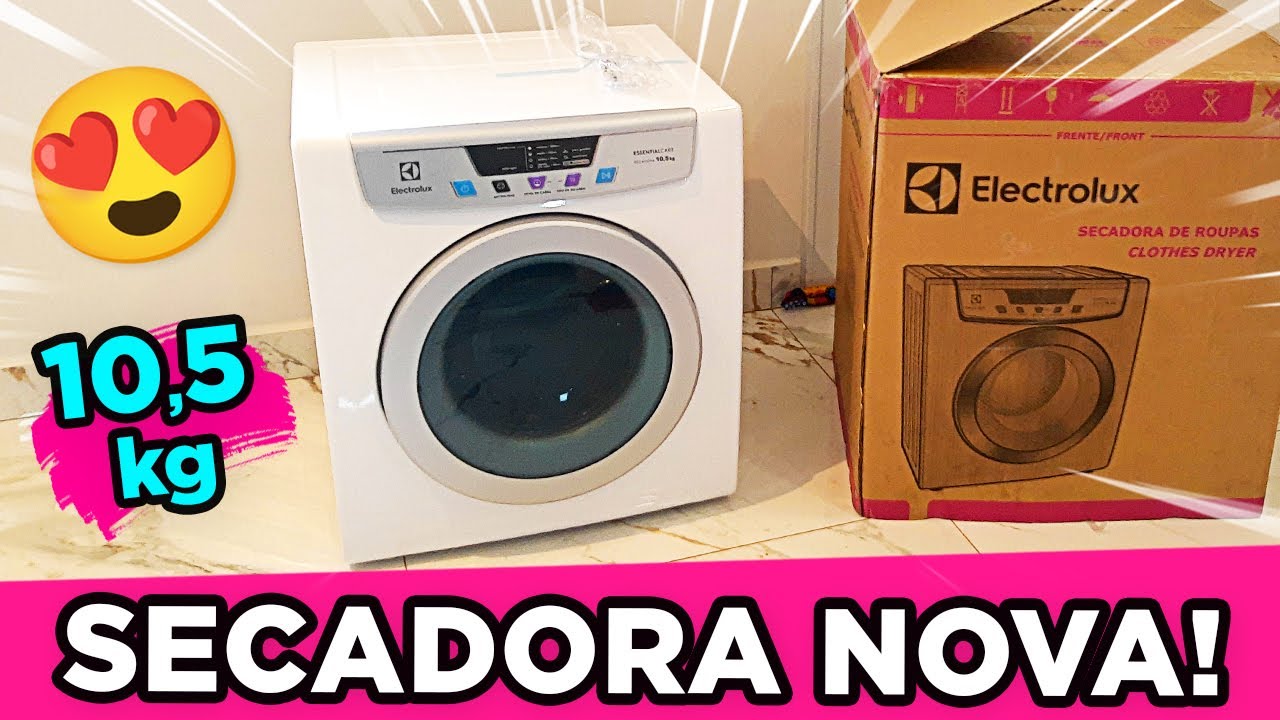 A SECADORA NOVA CHEGOU! Secadora de Roupas Electrolux SVP11!