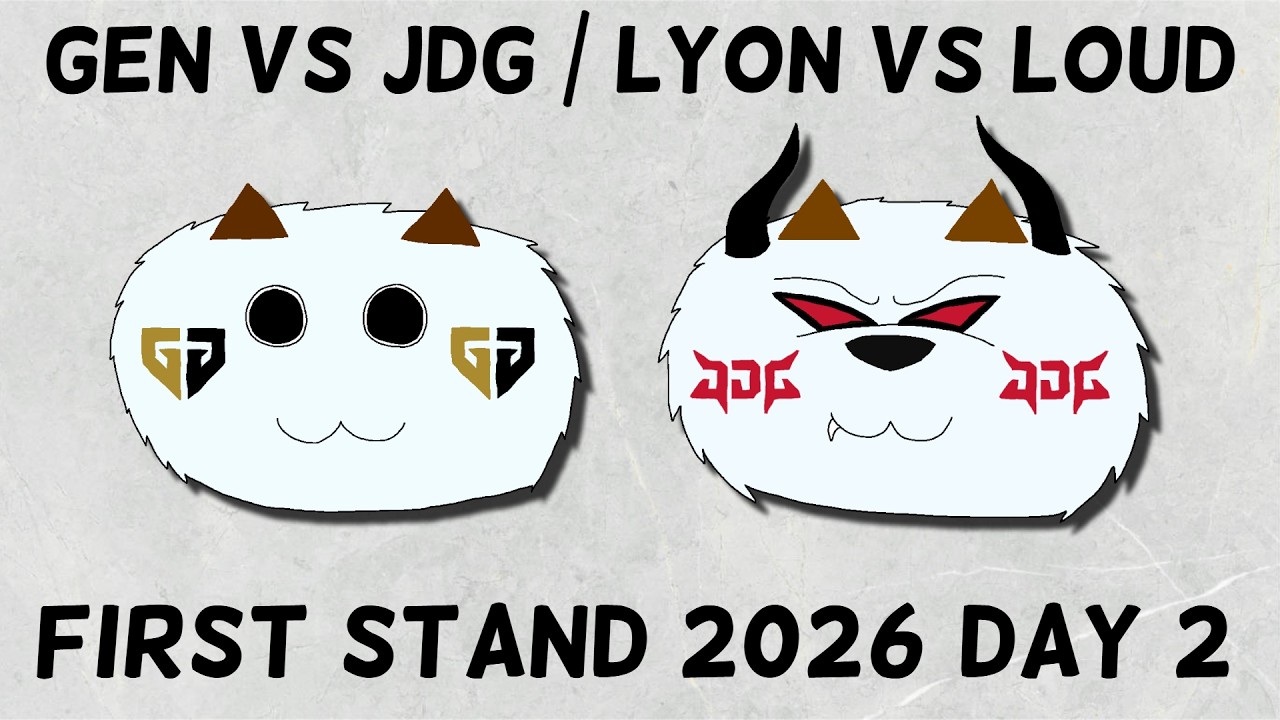 First Stand 2026 Day 2 Recap | GEN vs JDG & LYON vs LOUD + Day 3 Predictions