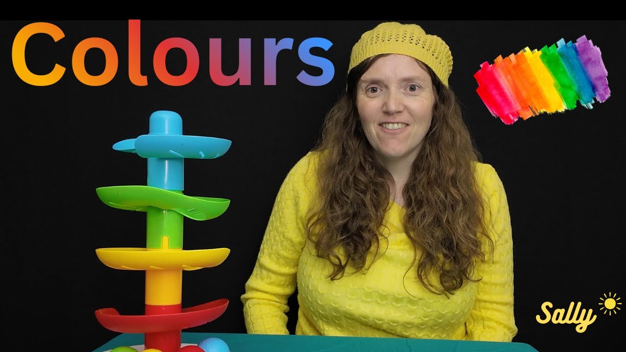Colours with Sally - songs and games - Kids' learning video