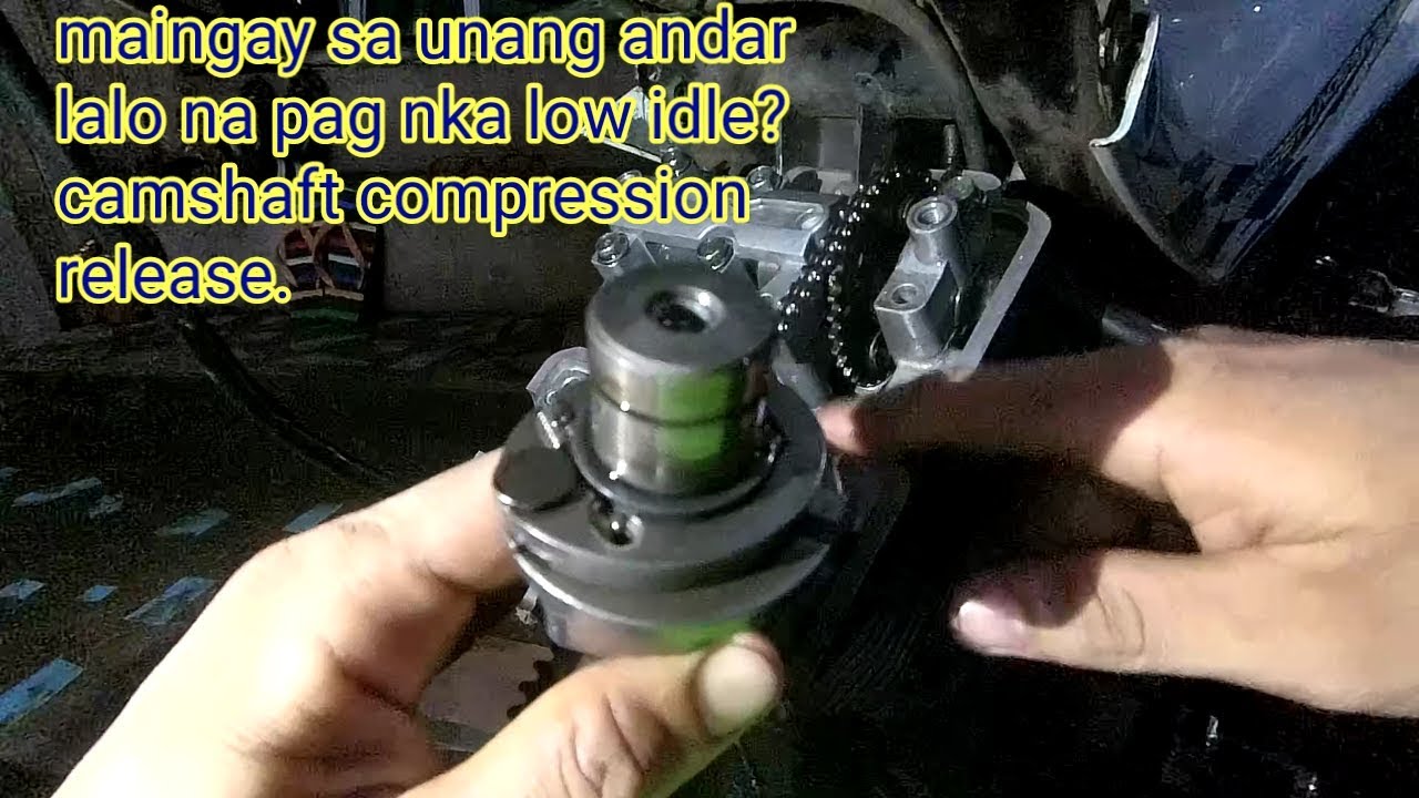 raider 150 camshaft compression release problem