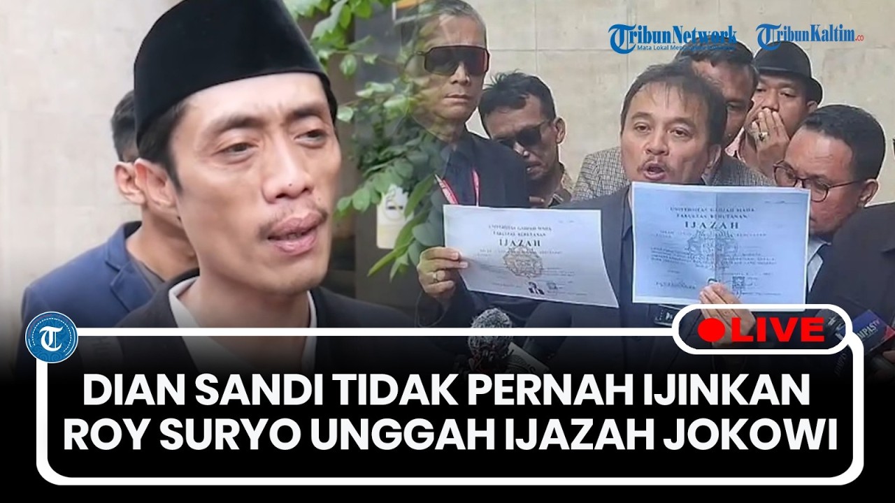🔴LIVE: Dian Sandi Sampaikan Dipemeriksaan Tidak Pernah Ijinkan Roy Suryo Unggah Ijazah Jokowi