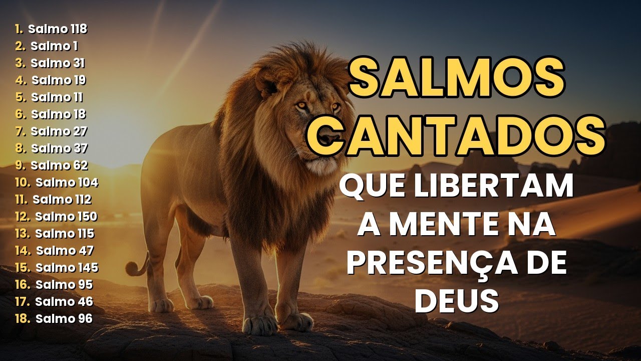 1 Hora de Salmos Cantados | Presença de Deus Que Traz Paz Interior