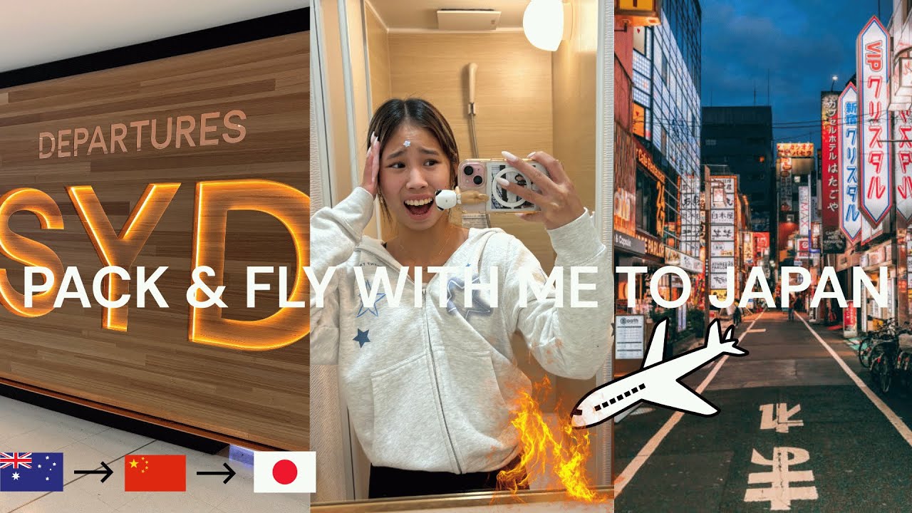 PACK & FLY WITH ME TO JAPAN 🇯🇵
