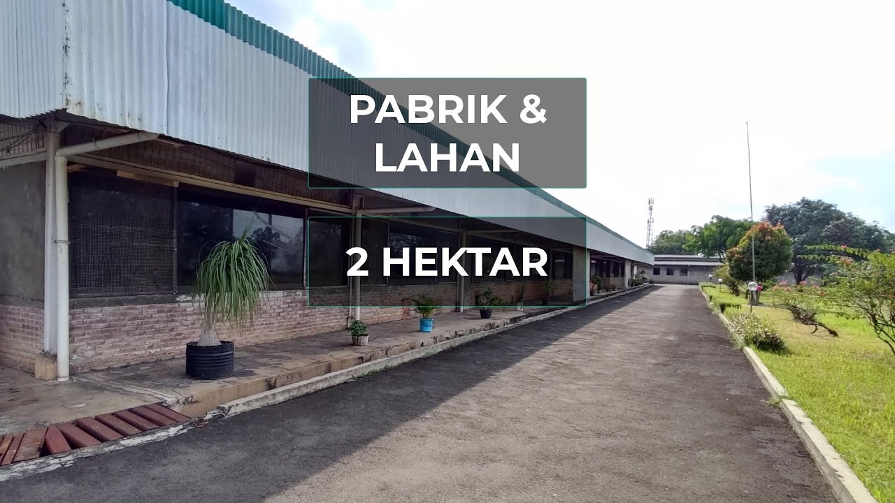 Dijual Pabrik Gudang Lahan Luas Murah Jatiuwung Tangerang WA 081388880938
