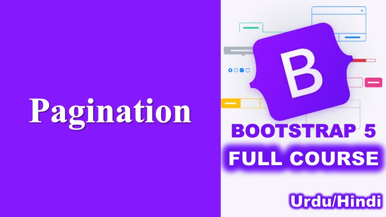 Pagination in Bootstrap | Bootstrap tutorial for Beginners