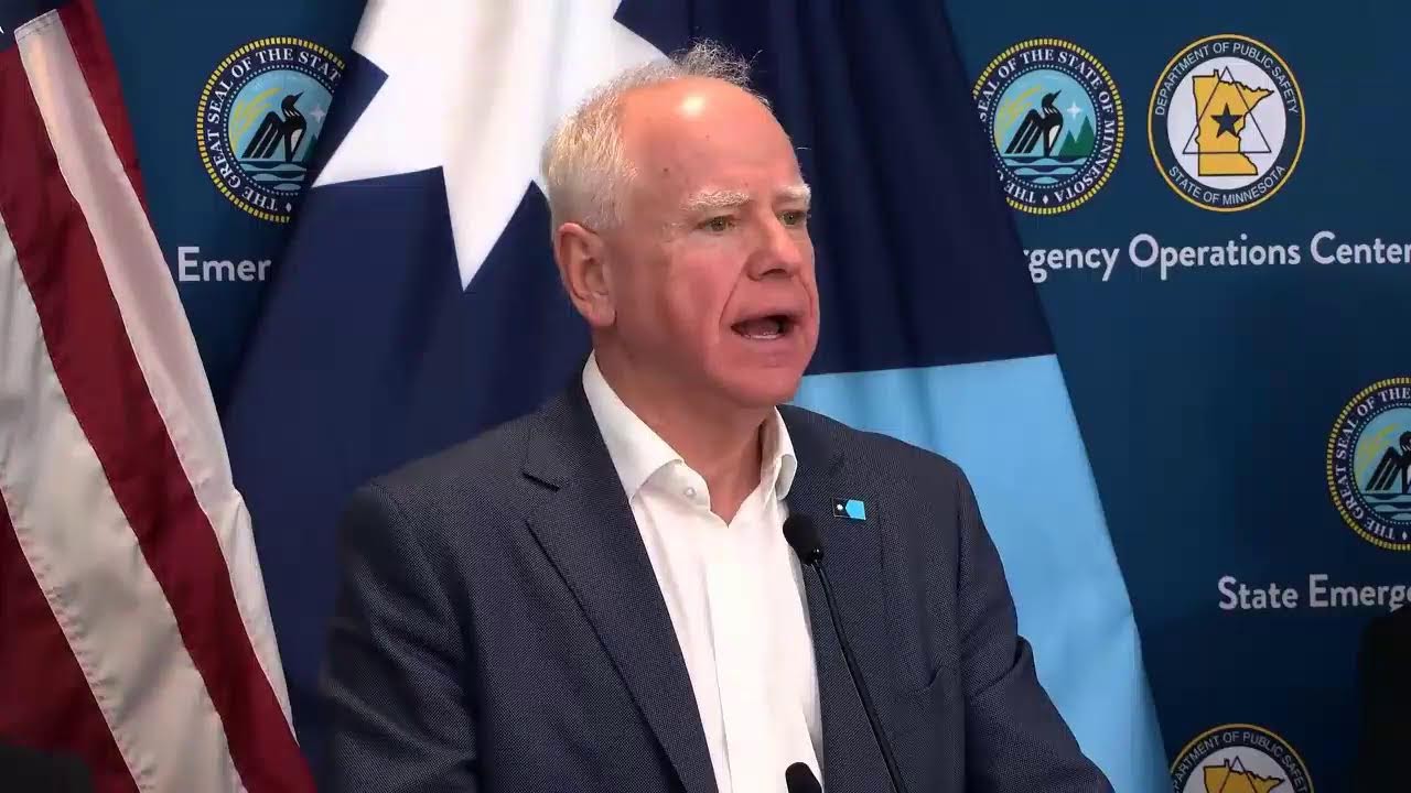 WATCH LIVE: Gov. Walz gives update on fatal shooting involving federal agents