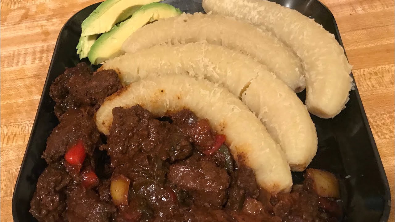Authentic Jamaican Beef Liver with Boiled Bananas | Easy Traditional Recipe 🇯🇲