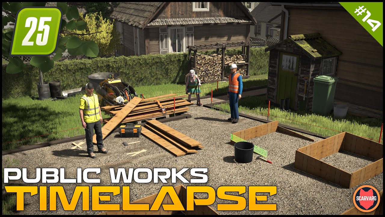 🚧 Финальная постройка сада — завершение строительства высоких грядок ⭐ FS25 Raven Valley Roleplay...