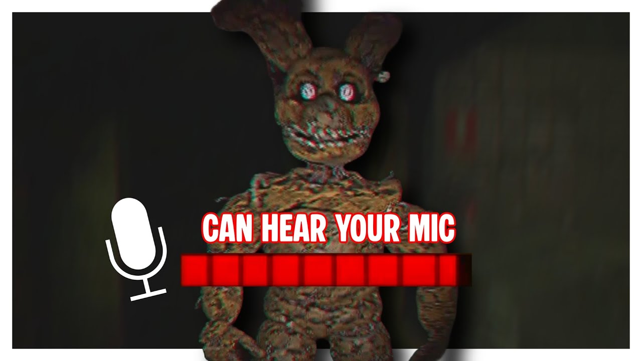 THIS FNAF GAME LISTENS TO YOUR MIC?!!
