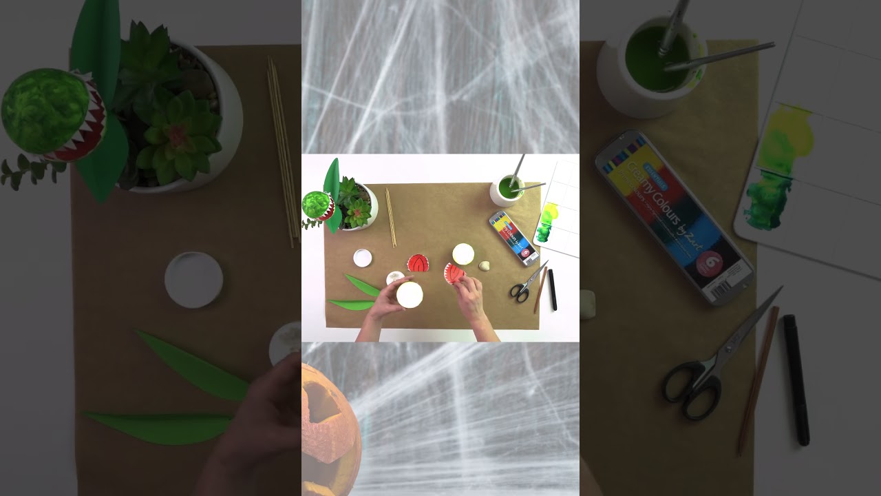 CARNIVOROUS PLANT HALLOWEEN ART AND CRAFT ACTIVITY TEACHERS ART IDEAS AUSTRALIA #educationalart