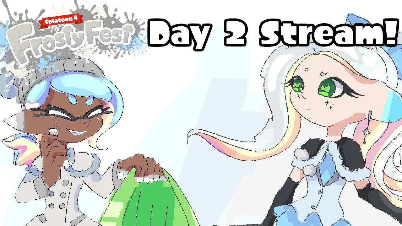 ❄️ SLEDDING vs SKATING ⛸️ - Day 2 Custom Splatfest Stream!