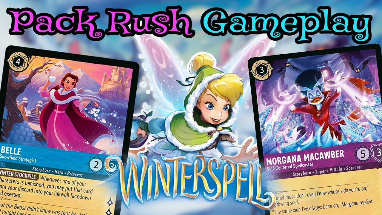 Winterspell INSANE Pack Rush Battles! | Disney Lorcana