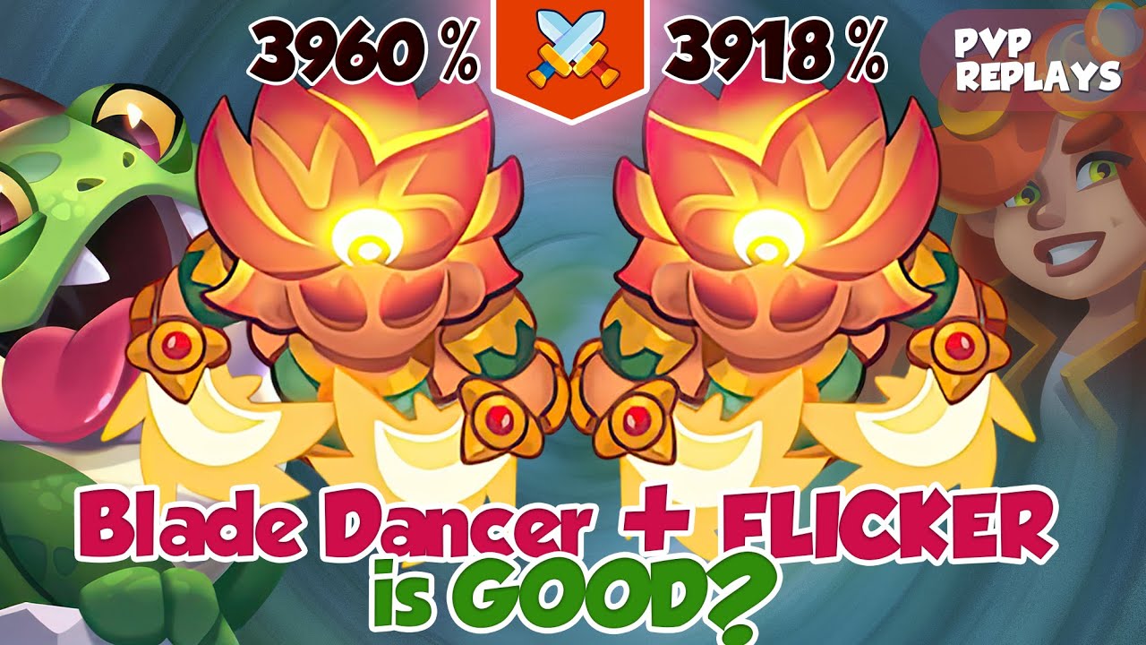 Blade Dancer + Flicker is STRONG vs Blade Dancer + Gadget | PVP Rush Royale