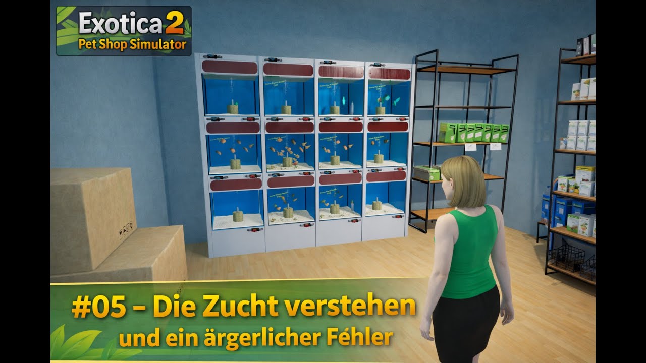 Exotica 2 - Pet Shop Simulator   #05   Die Zucht verstehen und ein ärgerlicher Fehler