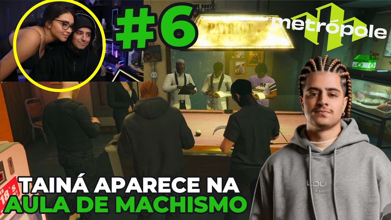 #6 CORINGA CAIU EM UMA AULA DE MACHISMO E SE DEU MAL? | GTA V | CORINGA NO METRÓPOLE RP