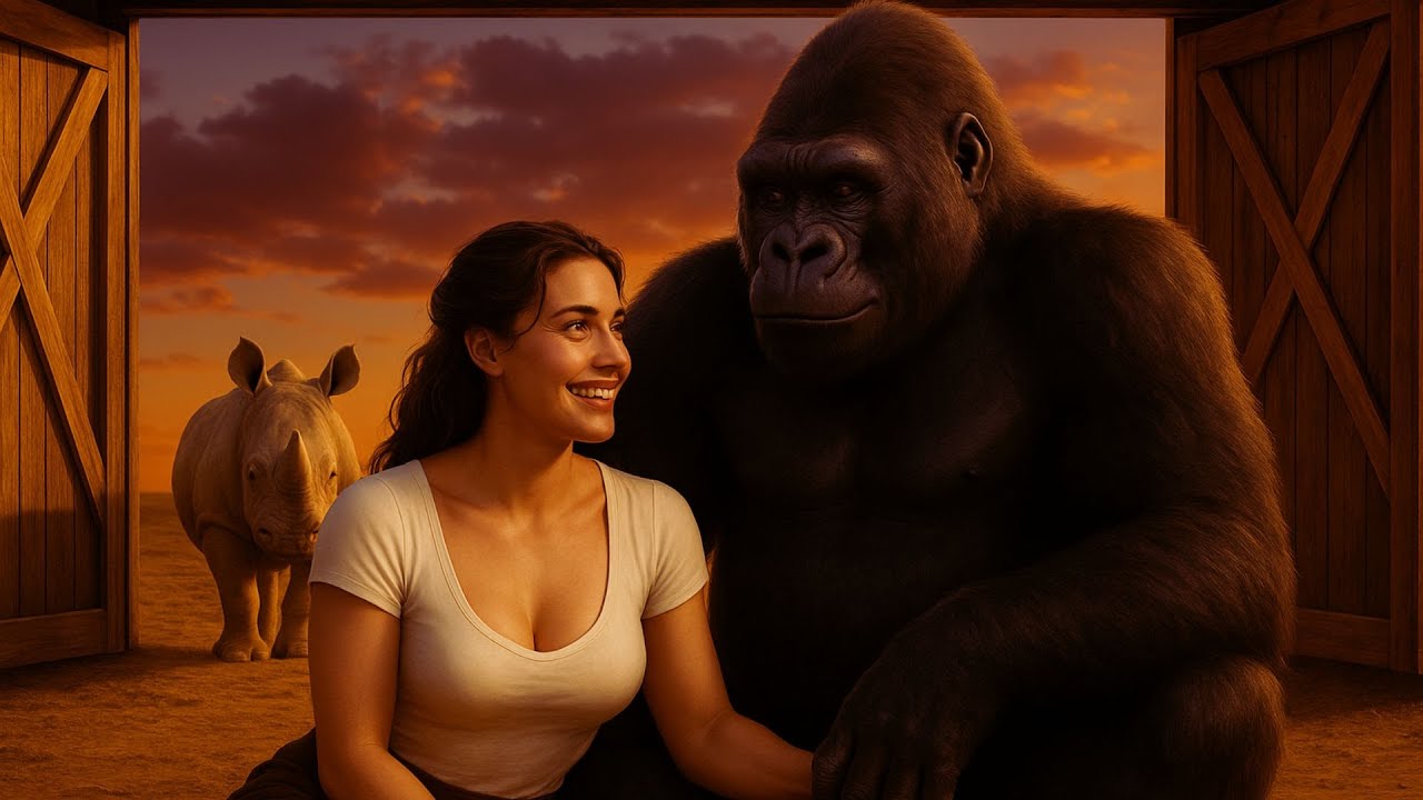 King Kong and the Girl Rescue Wild Animals