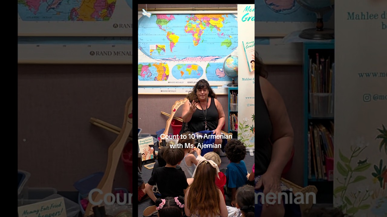 Learn How To Count to 10 in Armenian #readerscommunity #teacher #classrooms #authorvisit #shorts