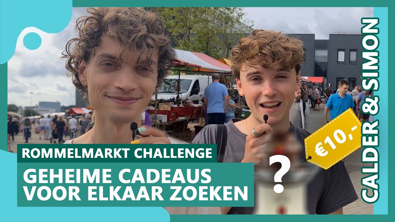 Tweedehands koopjes jagen op Snuffelmarkt in de Brabanthallen // Calder & Simon Vlog