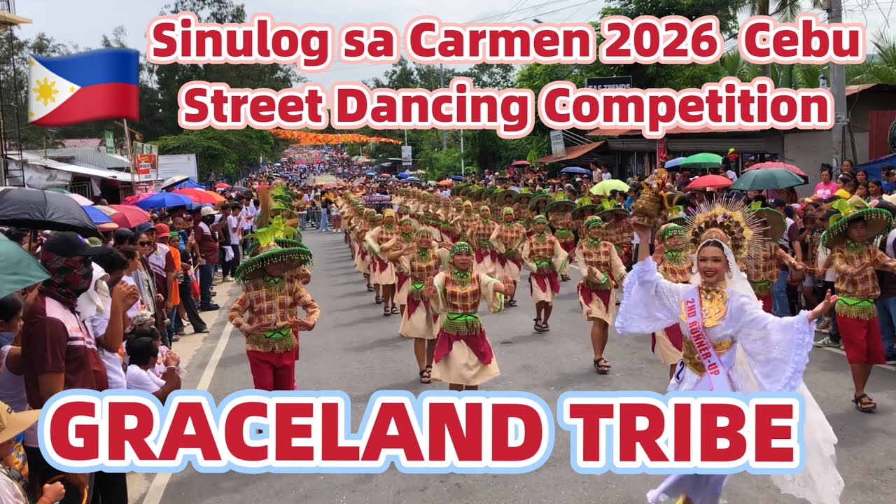 Sinulog sa Carmen 2026 GRACELAND TRIBE LOCAL Street Dancing Cebu Festival Dance | Sinulog Parade