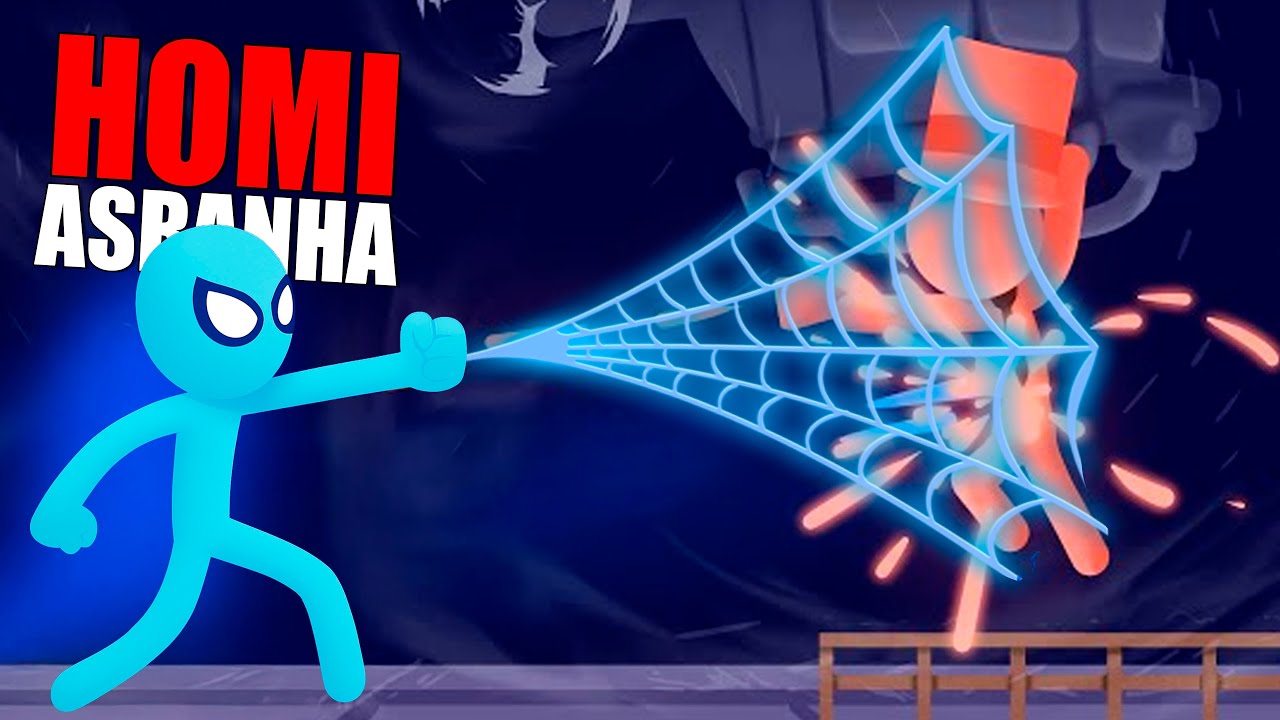Um Homem Aranha Jumento contra 105 PESSOAS no Stick It To The Stick Man