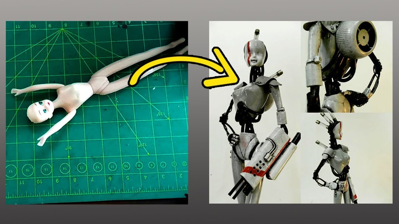 How to build a scratch build model out of recycle items