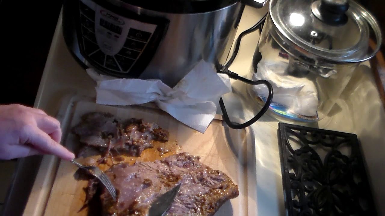 Brisket in the Pressure Cooker XL