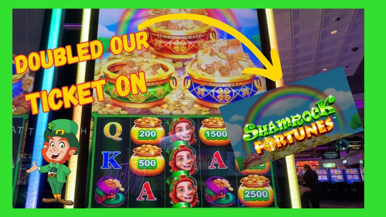 PLAYING MAX BET ON SHAMROCK FORTUNES 