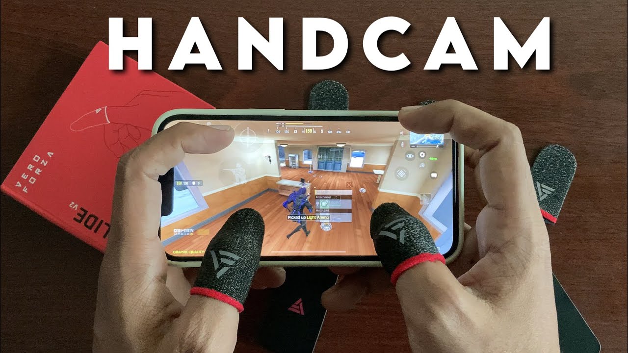 I finally got one of the BEST FINGER SLEEVE for CODM W/ HANDCAM | iPhone 14(4 Finger + Gyro)