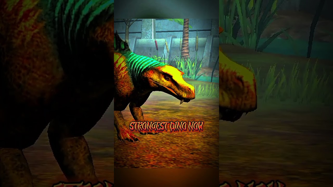 strongest dino now & then #shorts #jwtg #jurassicworld