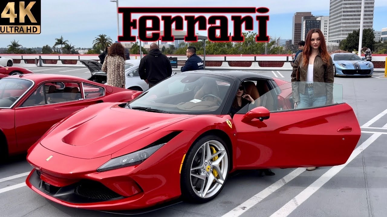 Ferrari Cruise-In 🏎️ | Los Angeles, California [4K] 🇺🇸