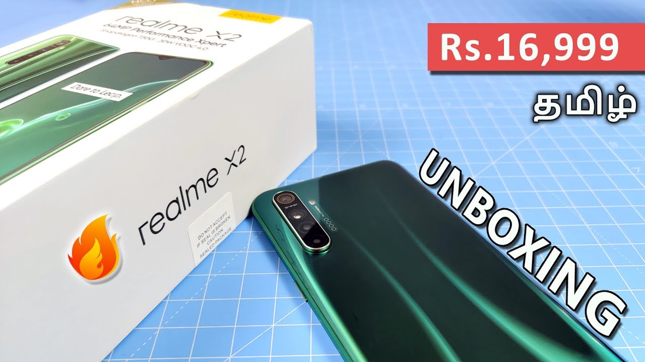 Realme X2 Unboxing & Hands-On (Indian Unit) | SD 730G | 30W VOOC 4.0 || Tamil Tech