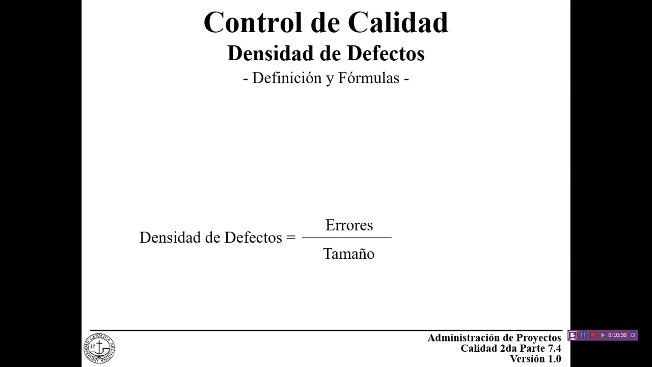 Administracion de proyectos Calidad 2 parte