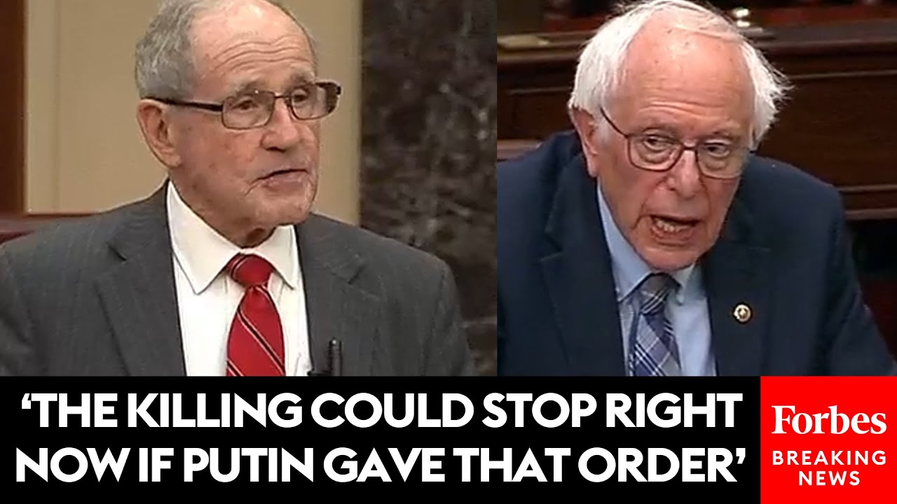 Bernie Sanders Spars With Risch After He Blocks Resolution Demanding Putin Cease Invasion Of Ukraine