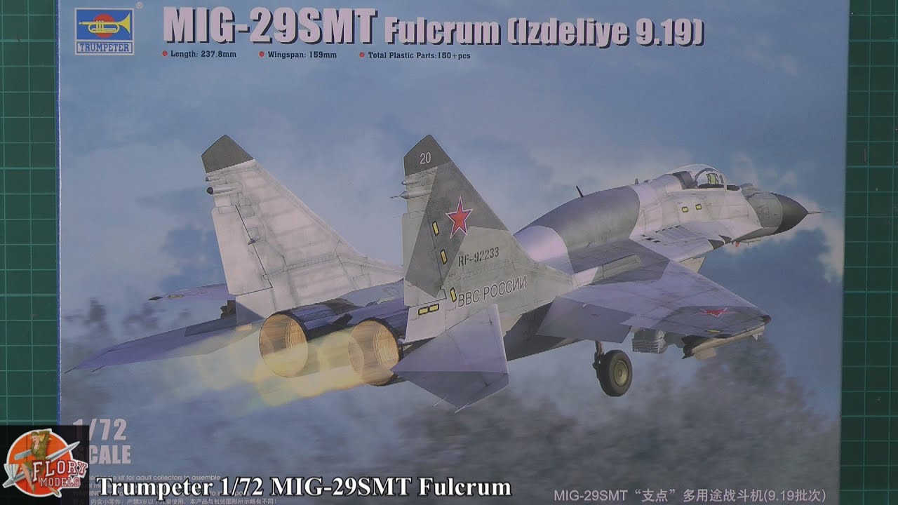 Trumpeter 1/72nd MIG-29 SMT Fulcrum  review