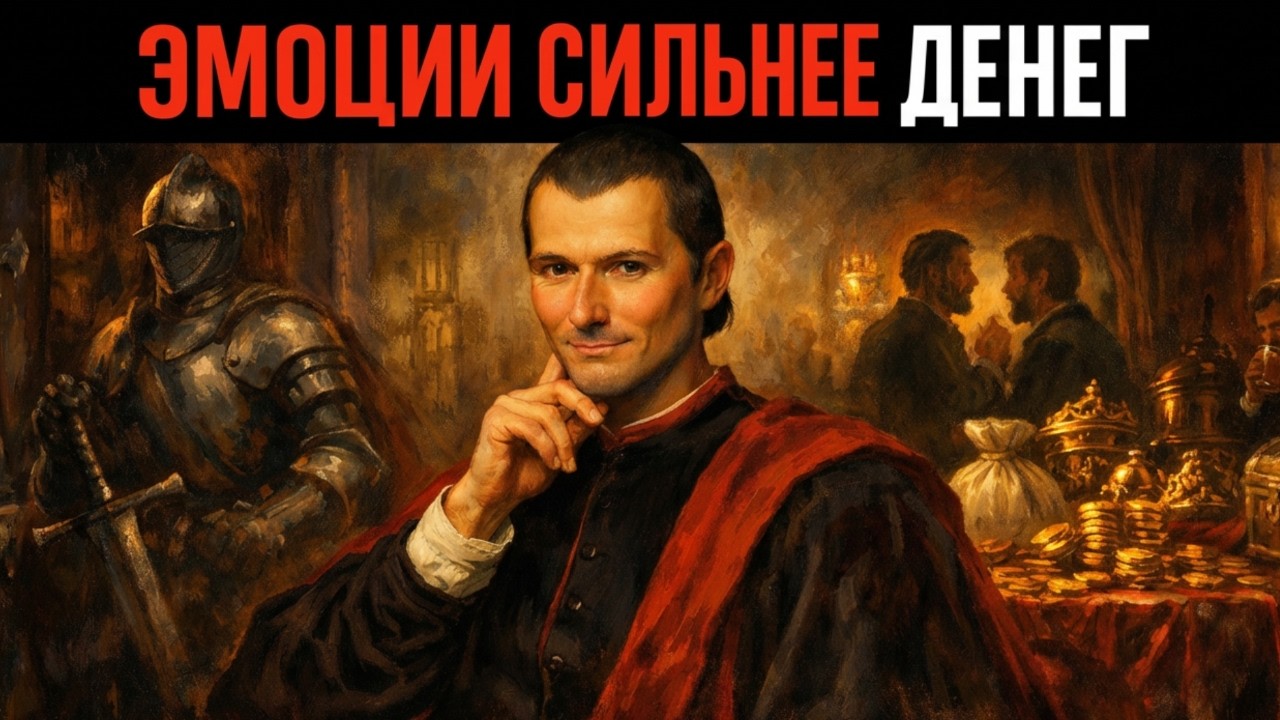 Почему управление эмоциями важнее силы, денег и связей — урок Макиавелли