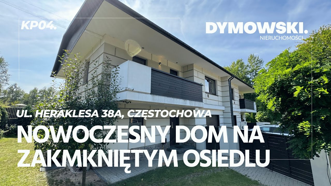 Dom na zamkniętym osiedlu w dzielnicy Grab&oacute;wka (KP04.)