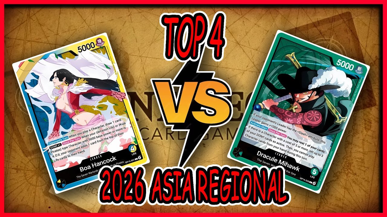 TOP 4 BOA HANCOCK VS MIHAWK | 2026 ONE PIECE CARD GAME ASIA REGIONAL